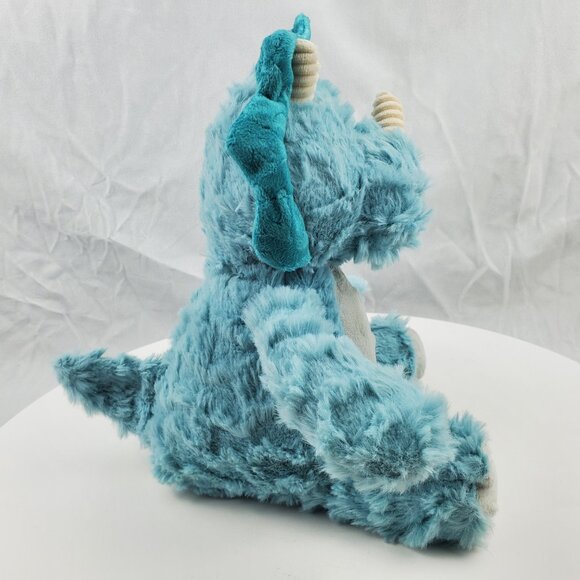 Blue Plush Triceratops Stuffed Animal 11.5” - Picture 3 of 5
